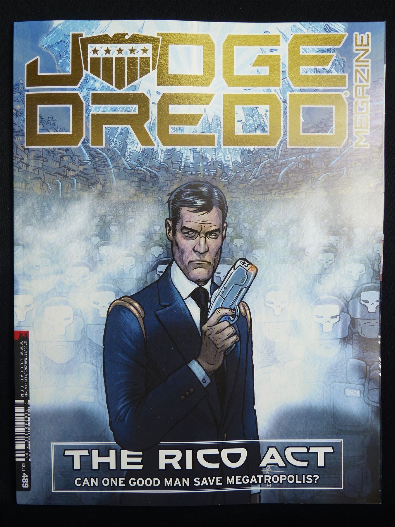 Judge Dredd Megazine #489 - Feb 2026 Titan Comic Magazine #2MT