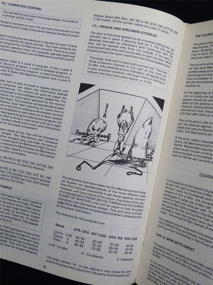 Star Frontiers Adventure Module: Starspawn of Volturnus - Roleplay Booklet #2S0