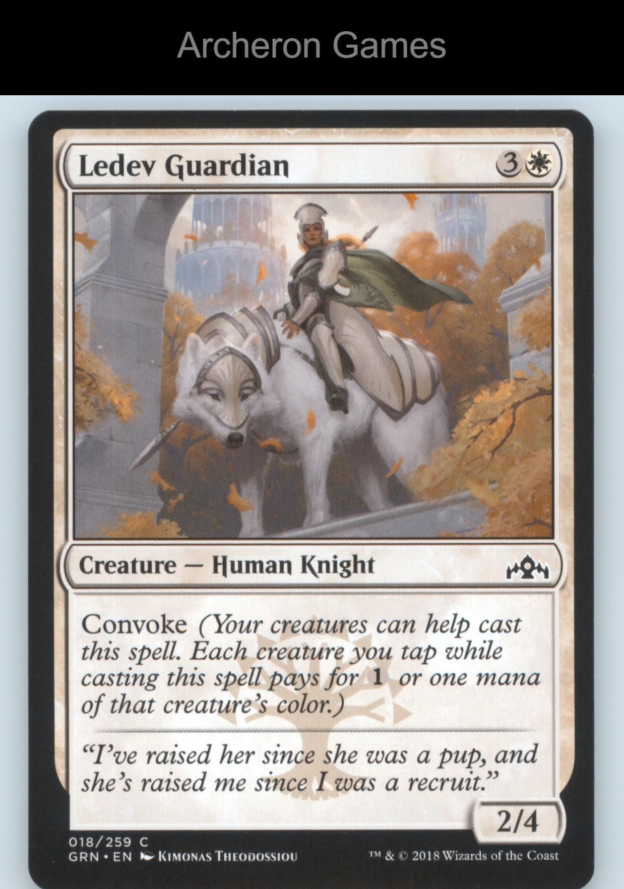 Ledev Guardian 18 C MTG Card Guilds of Ravnica