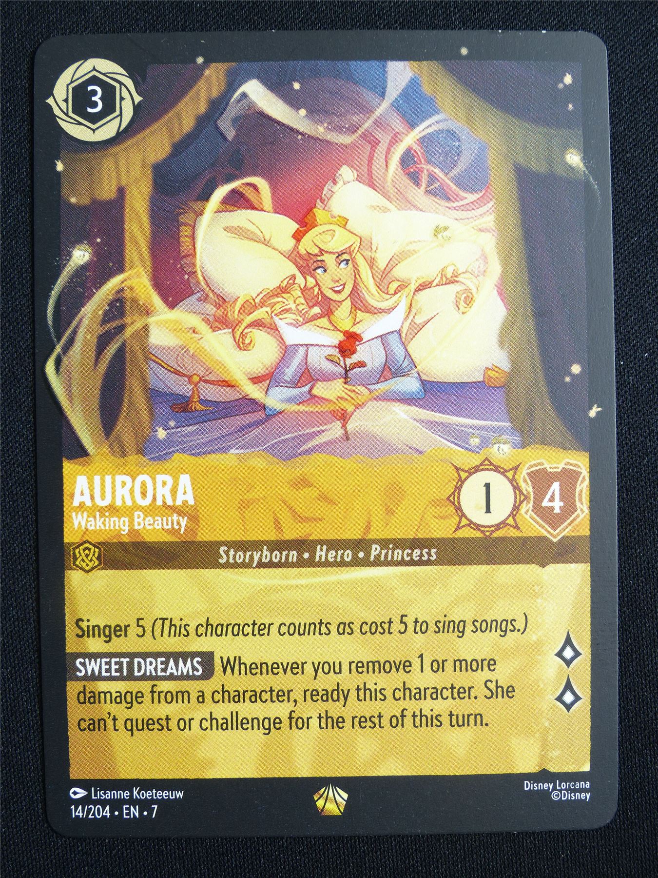 Aurora Waking Beauty 14/204 - Lorcana Card #140