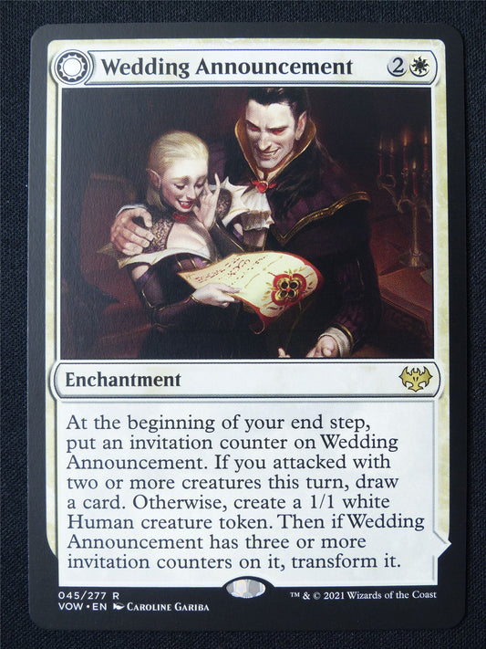 Wedding Announcement - VOW - Mtg Card #1K4