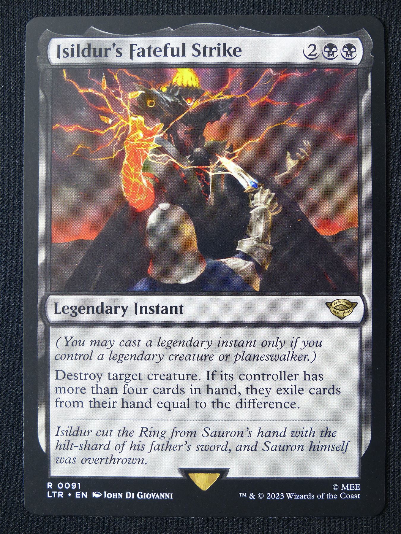 Isildur's Fateful Strike - LTR - Mtg Card #F2