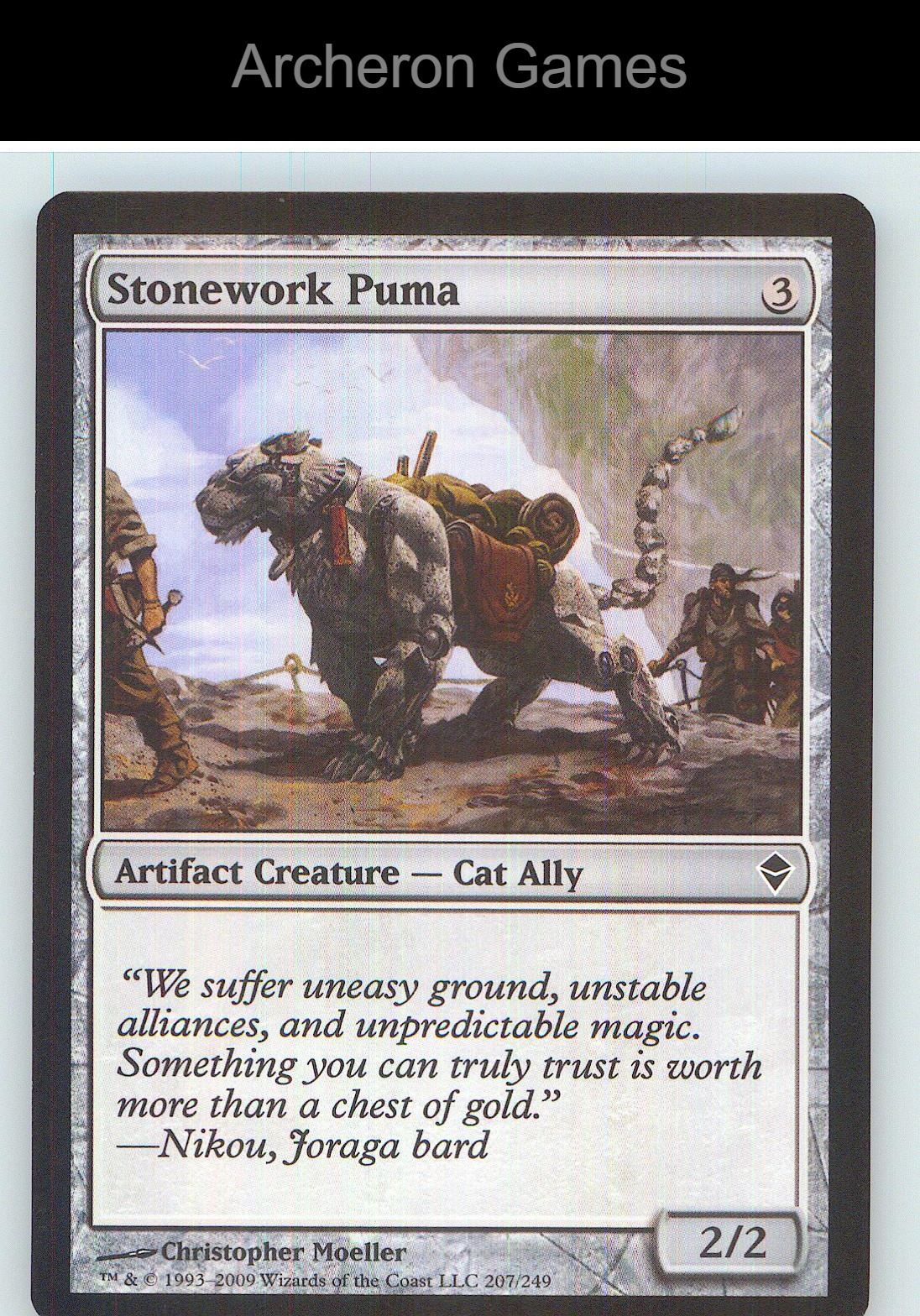 Stonework Puma ZEN 207 C MTG Card NM/EX+