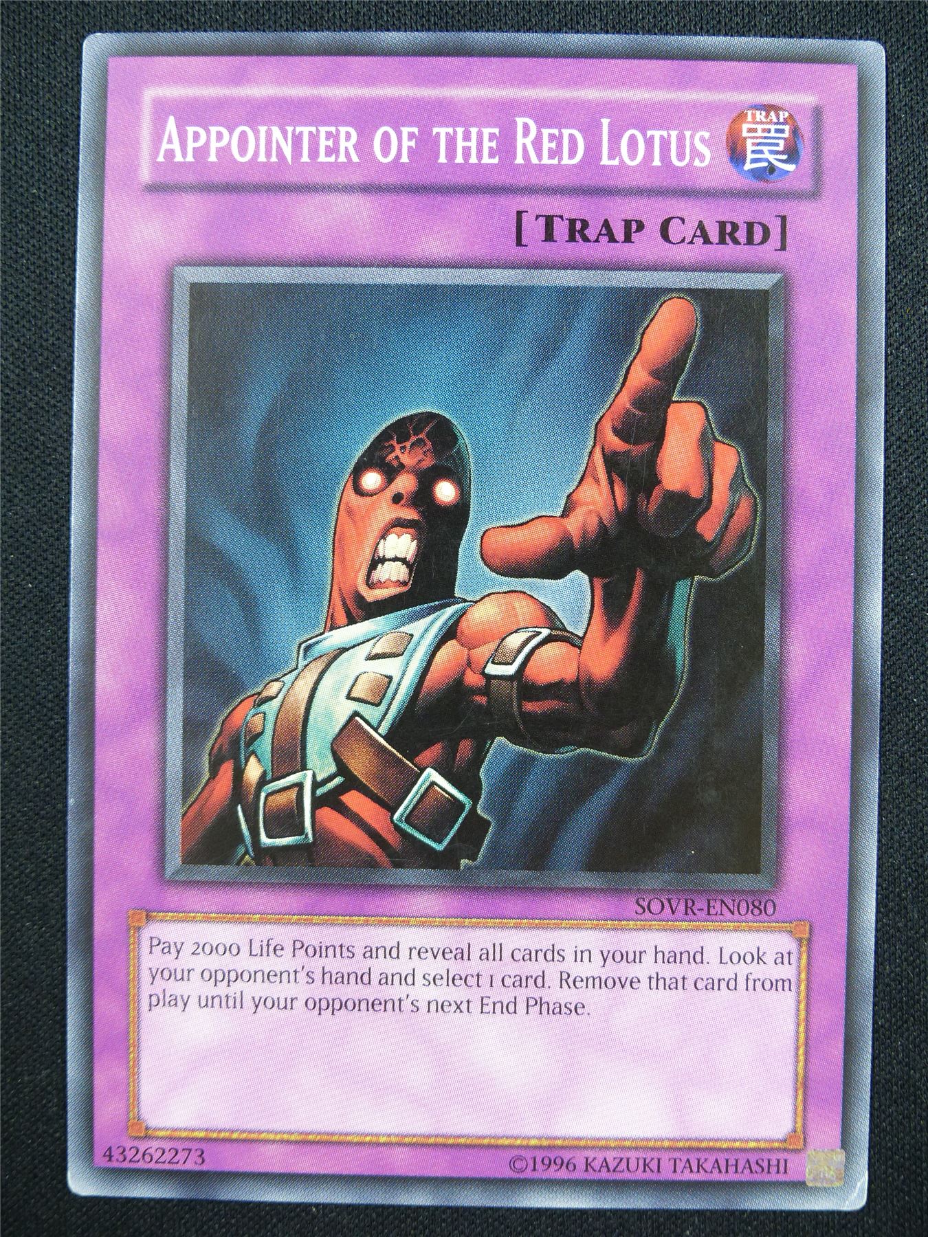 Appointer of the Red Lotus SOVR played - 1st ed Yugioh Card #104