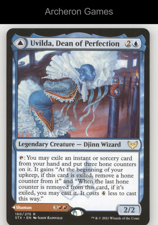 Uvilda, Dean of Perfection 160 R MTG Card Strixhaven: School of Mages