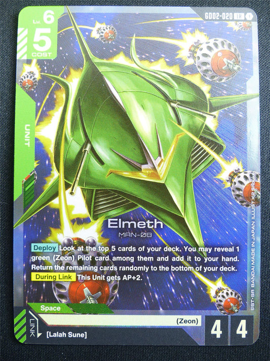 Elmeth GD02-020 LR Foil - Gundam Card #4F1