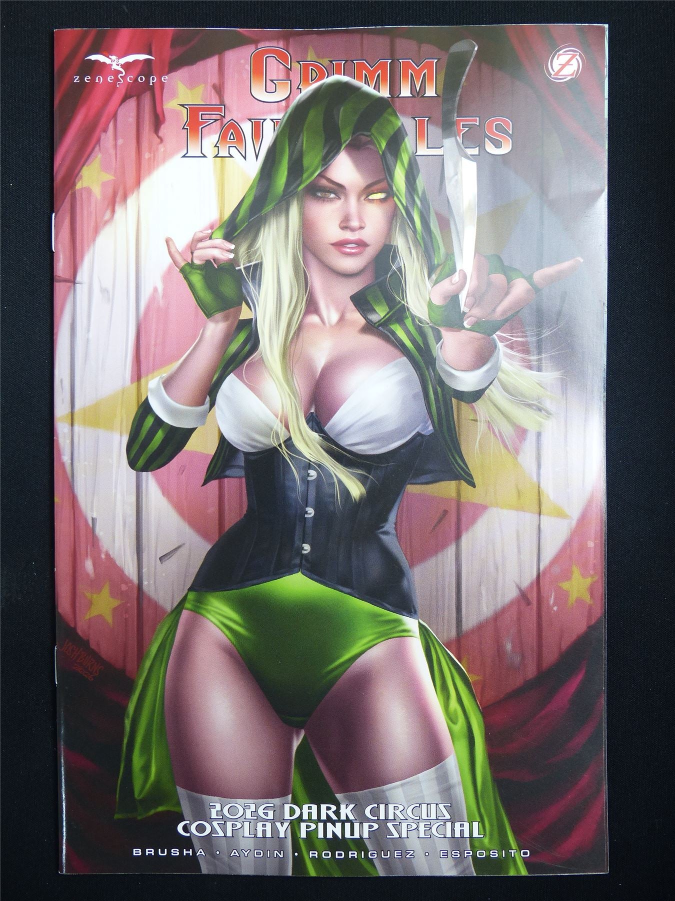 GRIMM Fairy Tales 2026 Dark Circus Cosplay Pinup Special One-Shot Cvr B - Jun 2026 Zenescope Comic #1EH