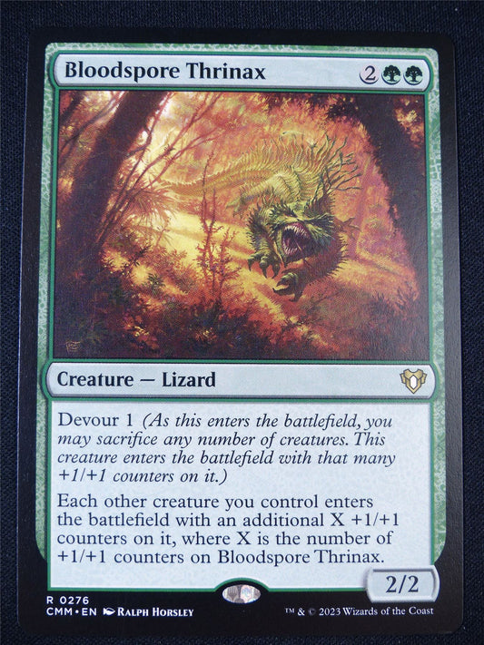 Bloodspore Thrinax - cmm - Mtg Card #3D0