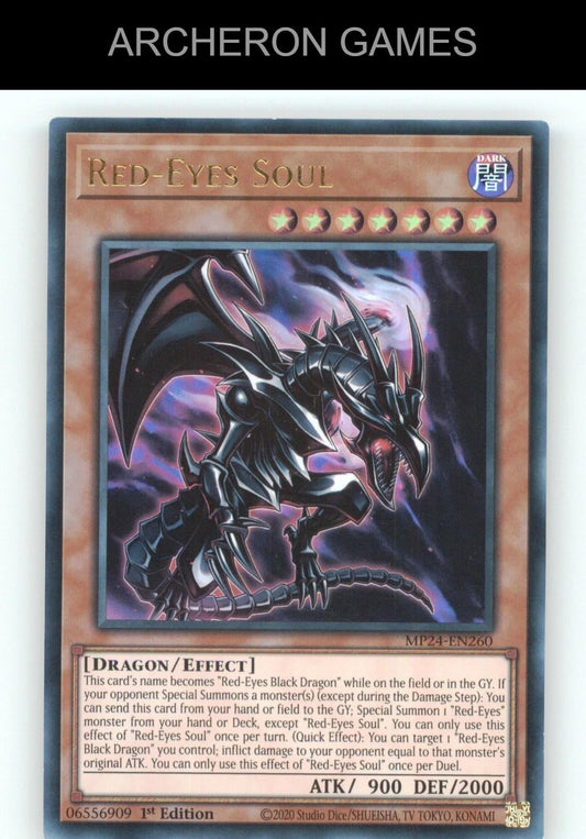 Red-Eyes Soul Ultra Rare YUGIOH Card