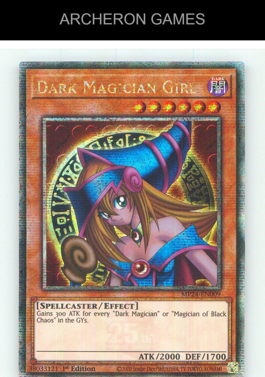 Dark Magician Girl (Quarter Century Secret Rare) YUGIOH Card 1st Edition
