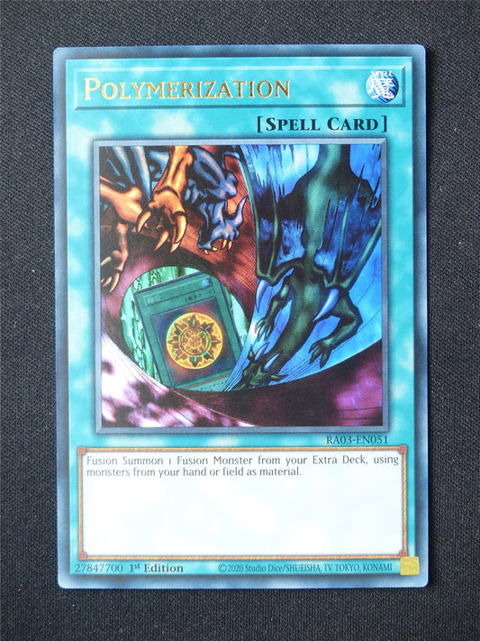Polymerization RA03 Ultra Rare - 1st ed Yugioh Card #9ME