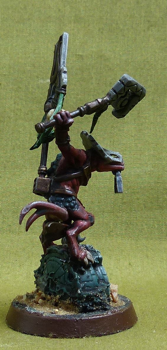 Skink Oracle painted - Seraphon - Warhammer AoS #2OS