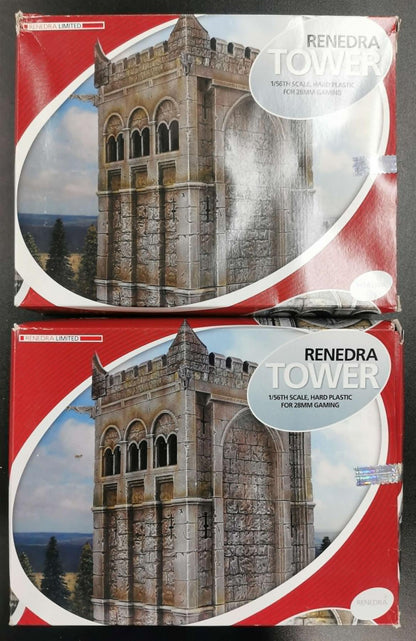 Renedra Castle Scenery Huge Lot - Miniatures Terrain and Parts #155
