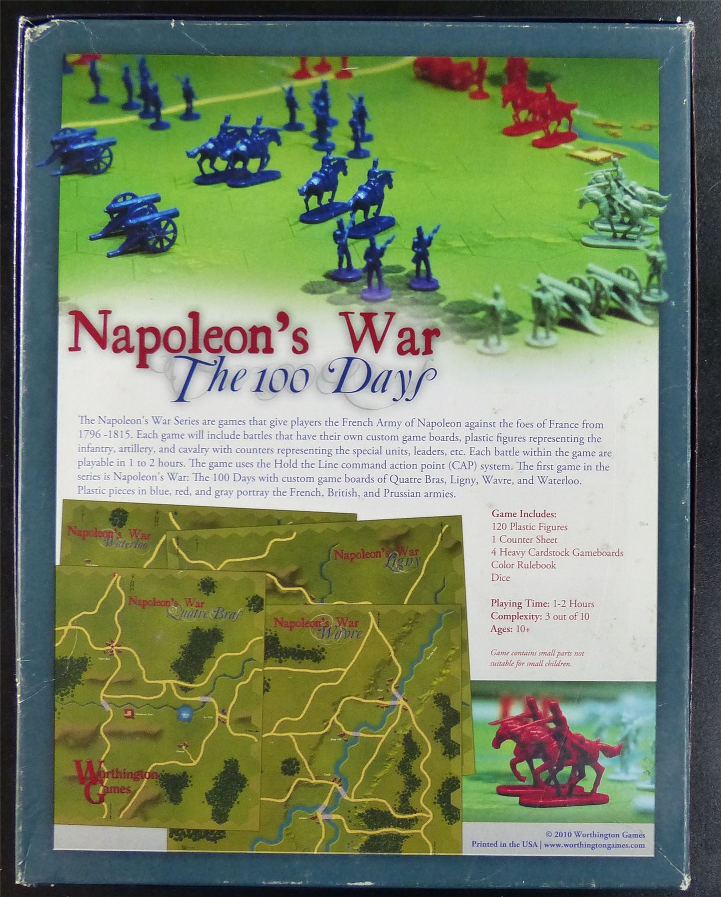 Napoleon's War: The 100 Days - Worthington Games Boardgame #31W