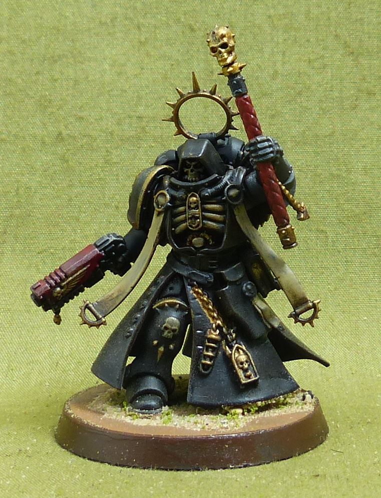 Chaplain painted - Space Marines - Warhammer 40K #1QJ