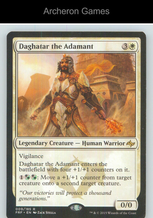 Daghatar the Adamant FRF 9 R MTG Card NM/EX+