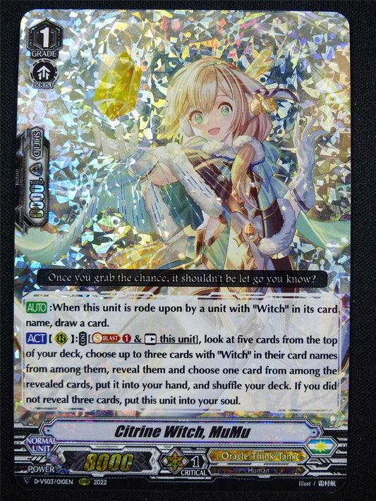 Citrine Witch Mumu D-VS03 RRR - Vanguard Card #24Q