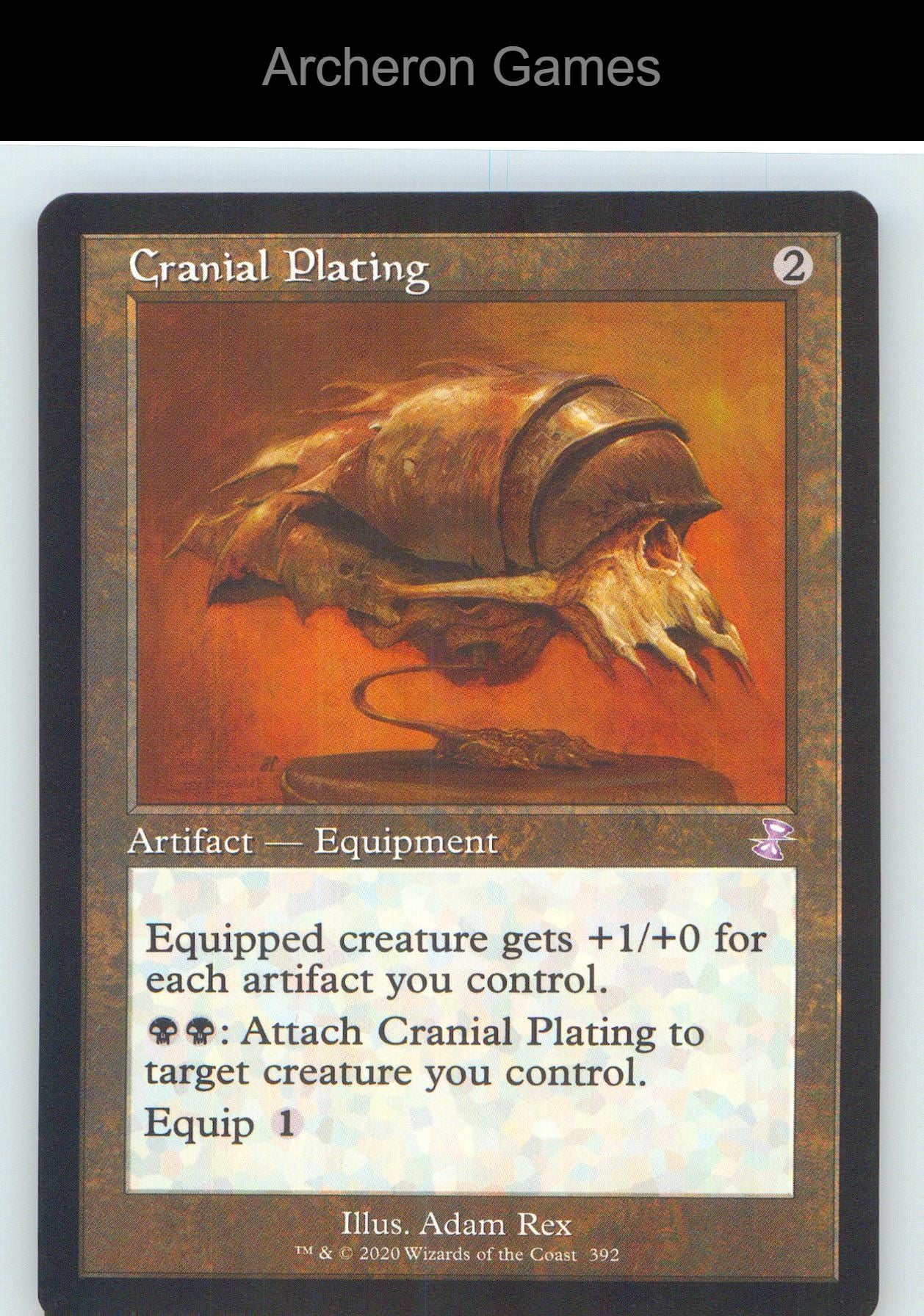 Cranial Plating TSR 392 Special MTG Card NM/EX+