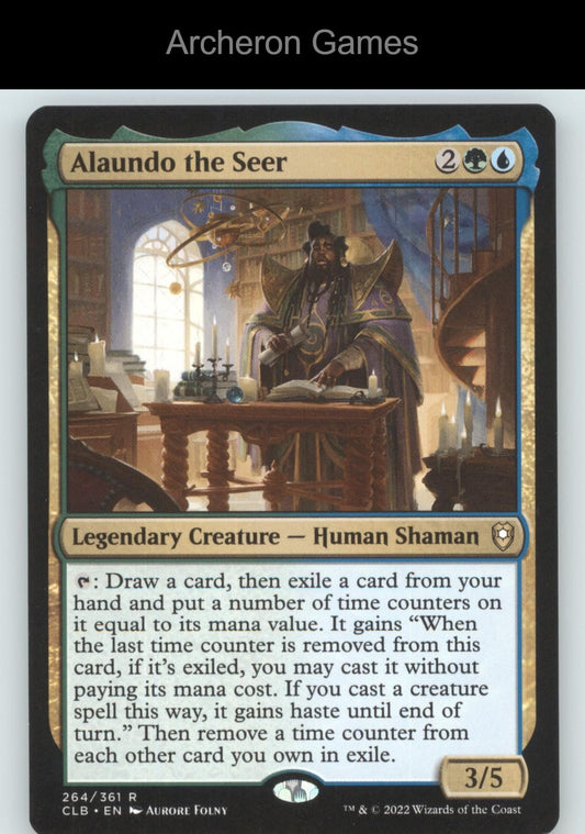 Alaundo the Seer 264 R MTG Card Commander Legends: Battle for Baldur's Gate