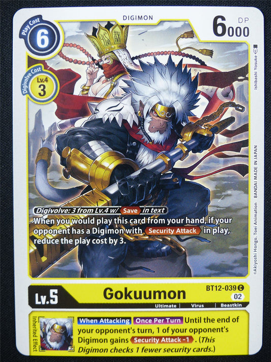 Gokuumon BT12-039 - Digimon Card #PA
