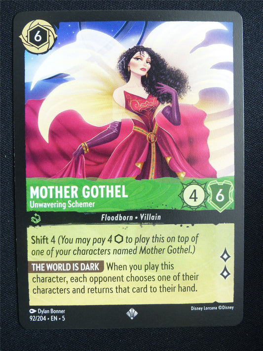 Mother Gothel Unwavering Schemer 92/204 - Lorcana Card #17X