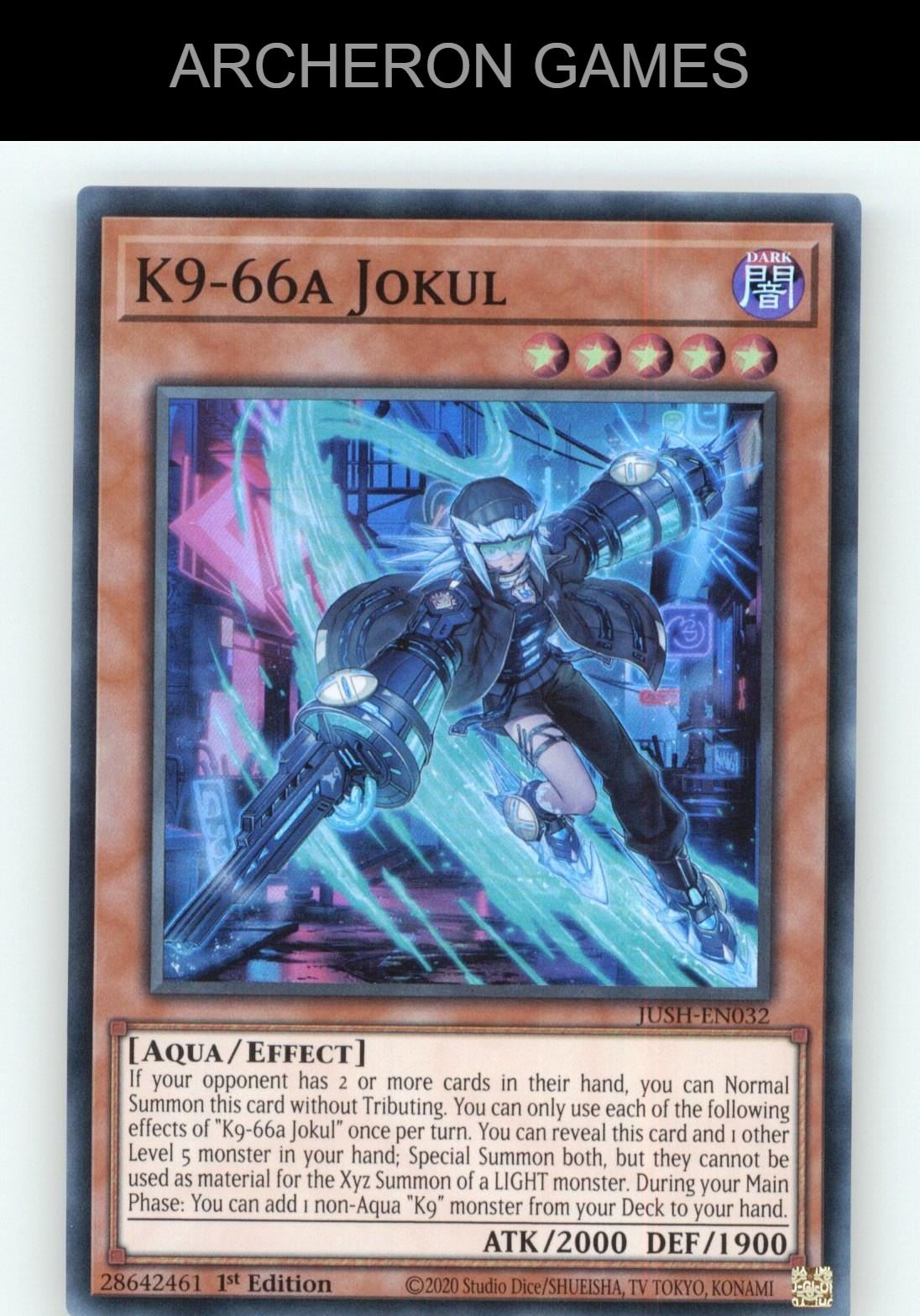 K9-66a Jokul SR YUGIOH Card