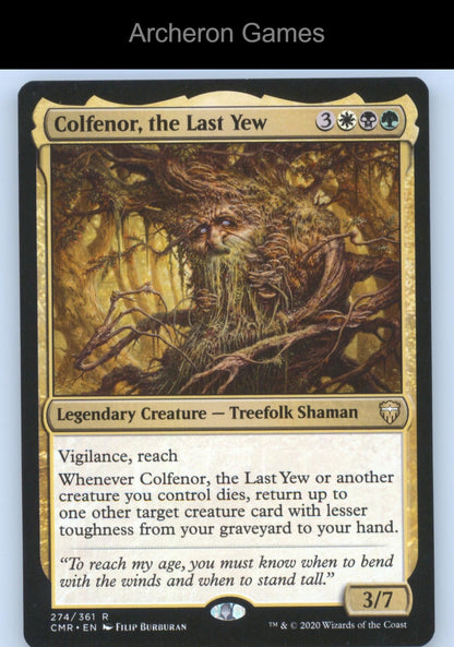Colfenor, the Last Yew 274 R MTG Card Commander Legends