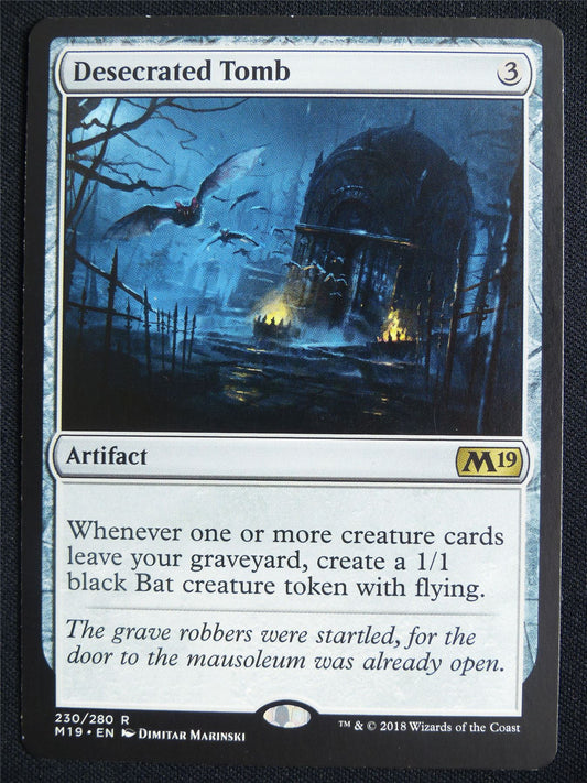 Desecrated Tomb - M19 - Mtg Card #3ES