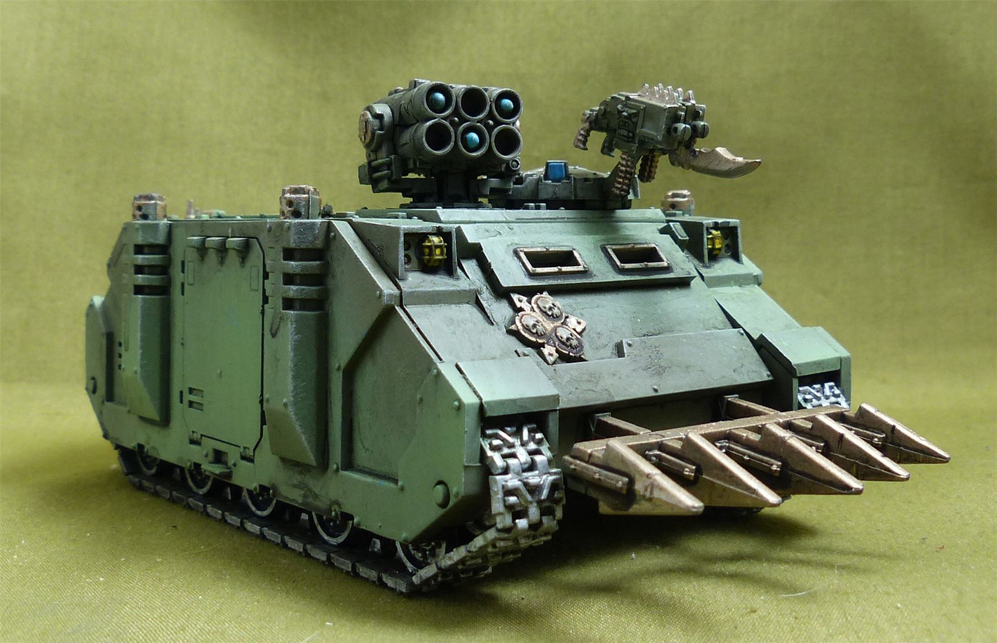 Chaos Rhino Painted - Death Guard - Warhammer 40K #3V3