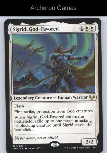 Sigrid, God-Favored 29 R MTG Card Kaldheim