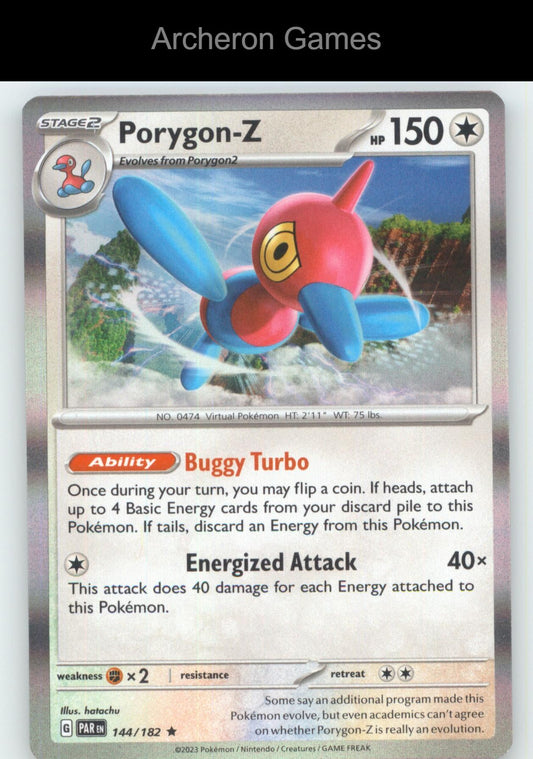 Pokemon Card Porygon-Z (Cosmos Holo) MCAP 144/182 Miscellaneous Cards & Products