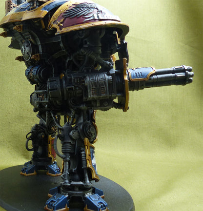 Imperial Knight with Forgeworld Shoulder Pads painted - Warhammer 40K #Z7