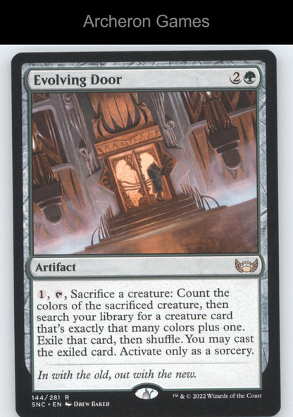 Evolving Door 144 R MTG Card Streets of New Capenna