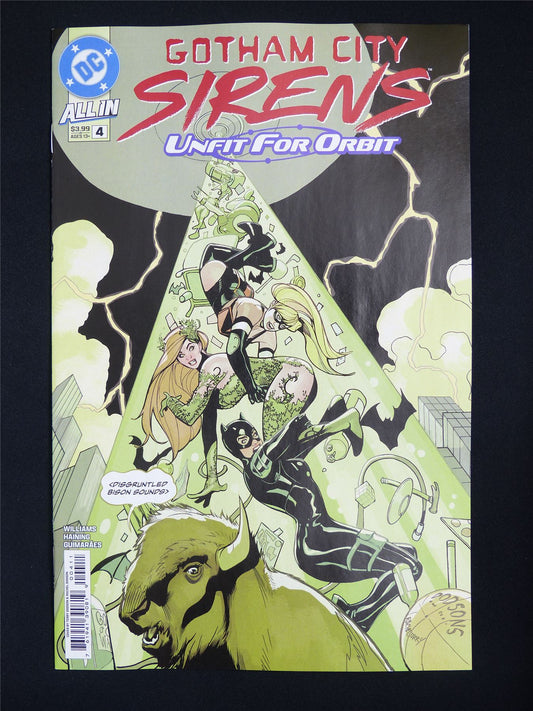 GOTHAM City Sirens: Unfit for Orbit #4 - Sep 2025 DC Comic #29D