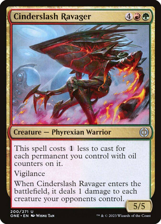 Cinderslash Ravager - Phyrexia: All Will Be One one