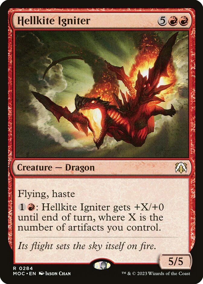 Mtg: MOC : Hellkite Igniter -  - NM