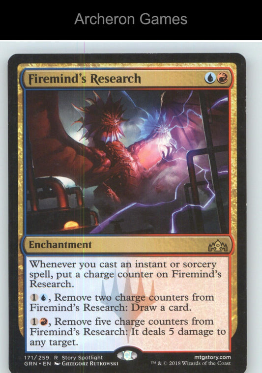 Firemind's Research GRN 171 R MTG Card NM/EX+