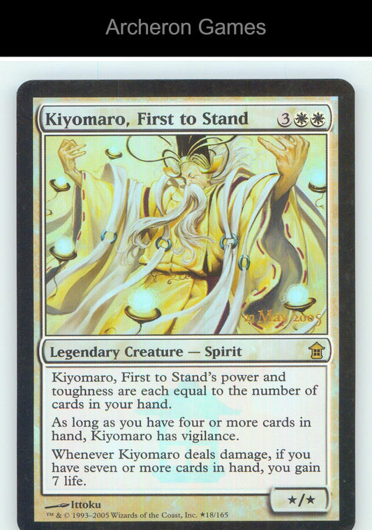Kiyomaro, First to Stand 18 P MTG Card NM/EX+ Foil