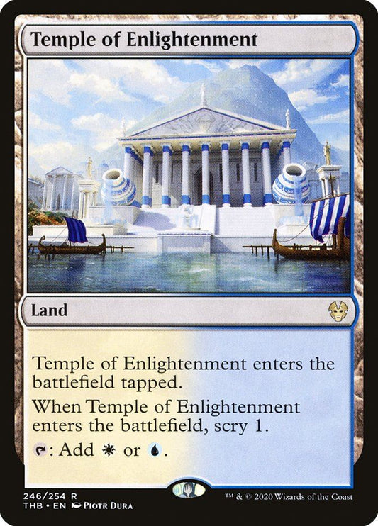 Mtg: THB : Temple of Enlightenment -  - NM