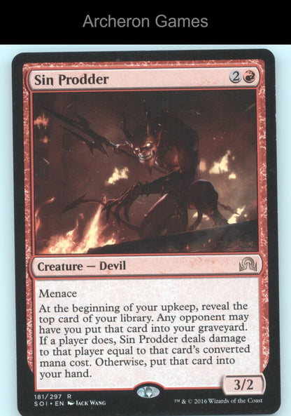 Sin Prodder 181 R MTG Card Shadows over Innistrad