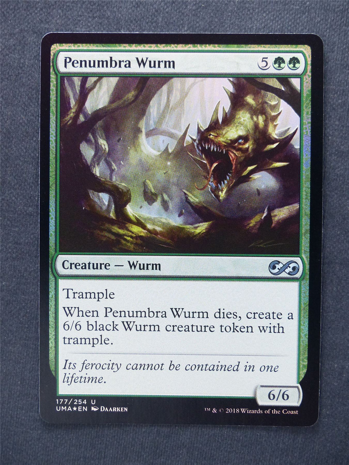 Penumbra Wurm Foil - Mtg Magic Cards #UM