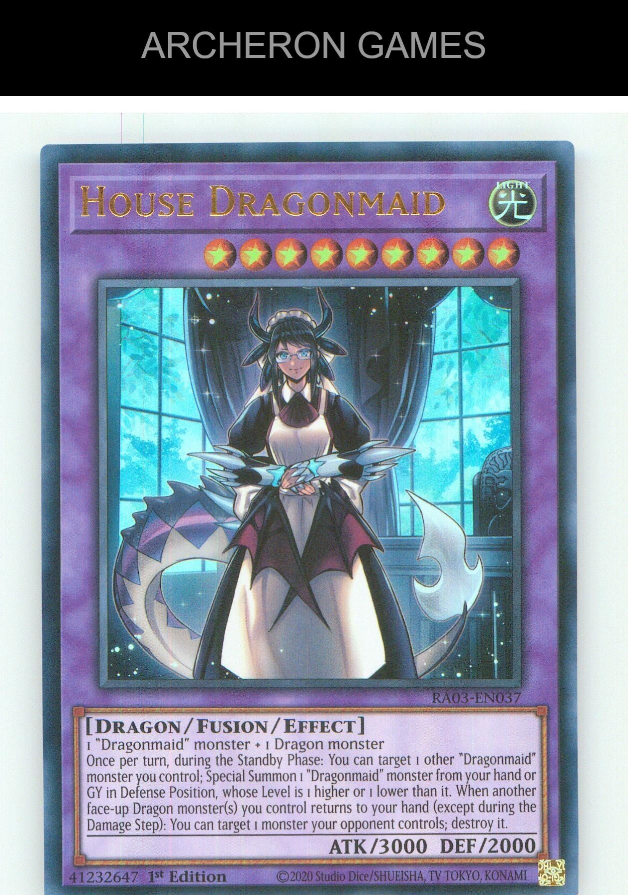 House Dragonmaid (UR) UR YUGIOH Card 1st Edition