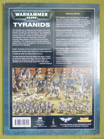Tyranids 5th Edition Codex Softback - Warhammer 40K #1R2