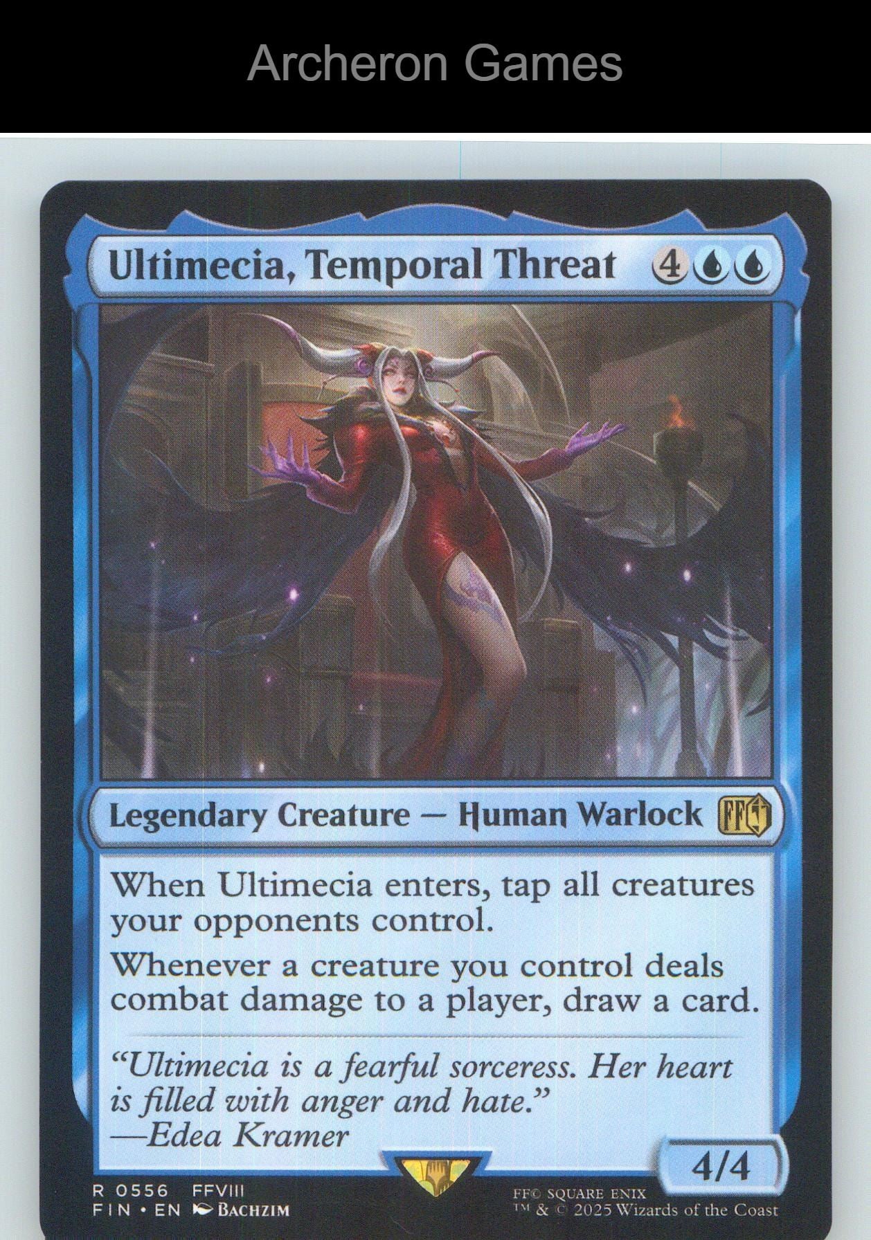 Ultimecia, Temporal Threat FIN 556 R MTG Card NM/EX+