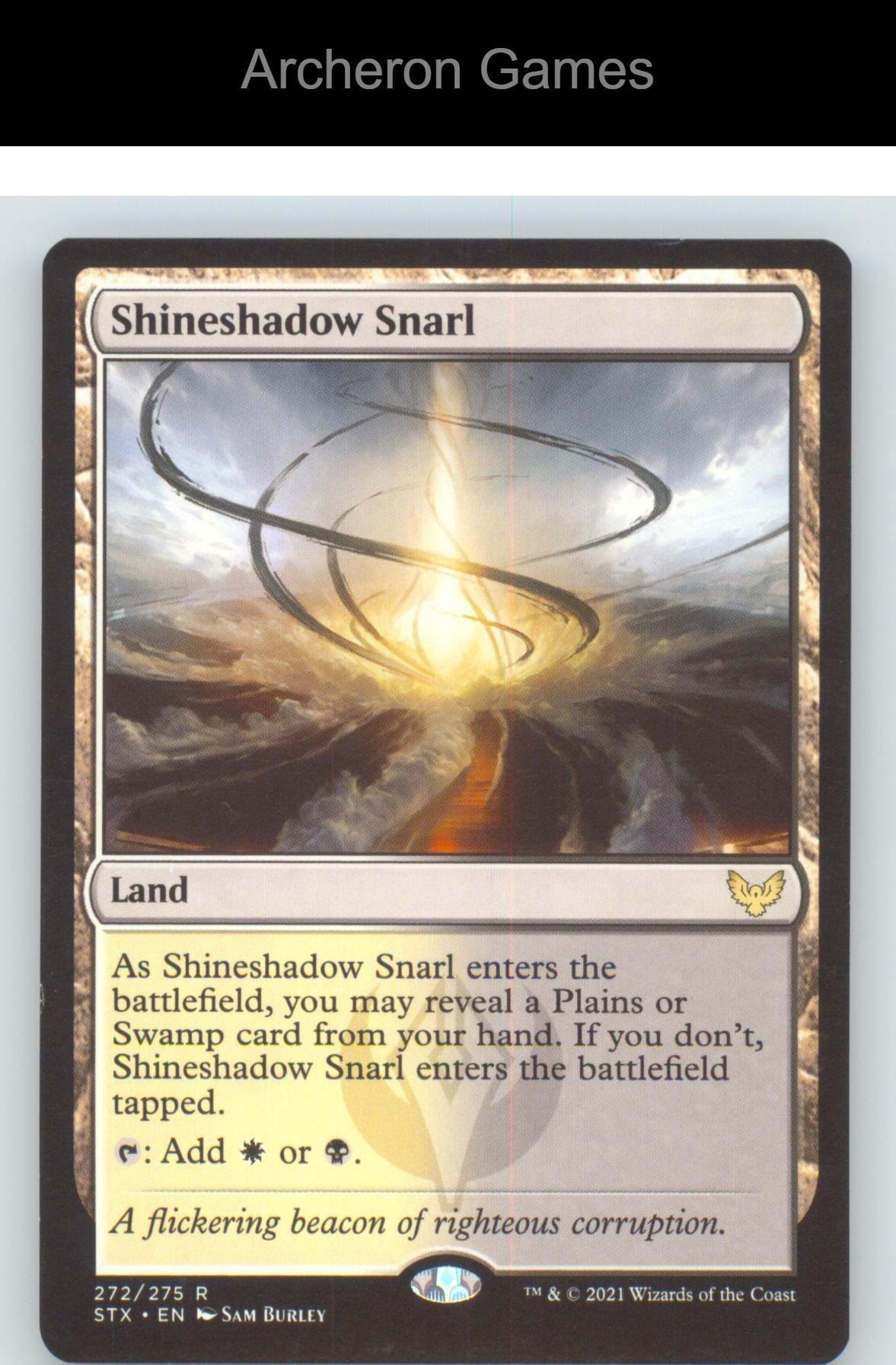 Shineshadow Snarl STX 272 R MTG Card NM/EX+