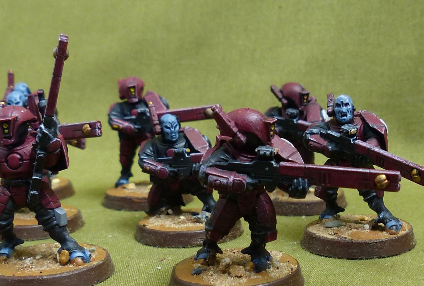 Fire Warriors Strike Team painted - Tau Empire - Warhammer 40K #41F