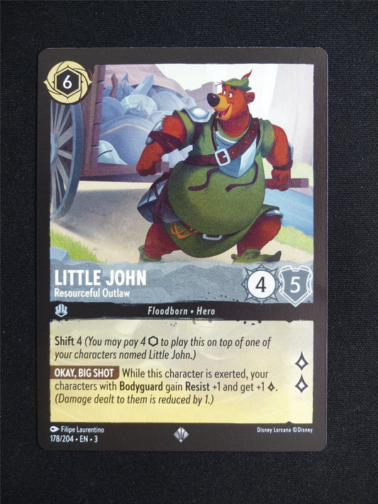 Little John Resourceful Outlaw 178/204 - Lorcana Card #204