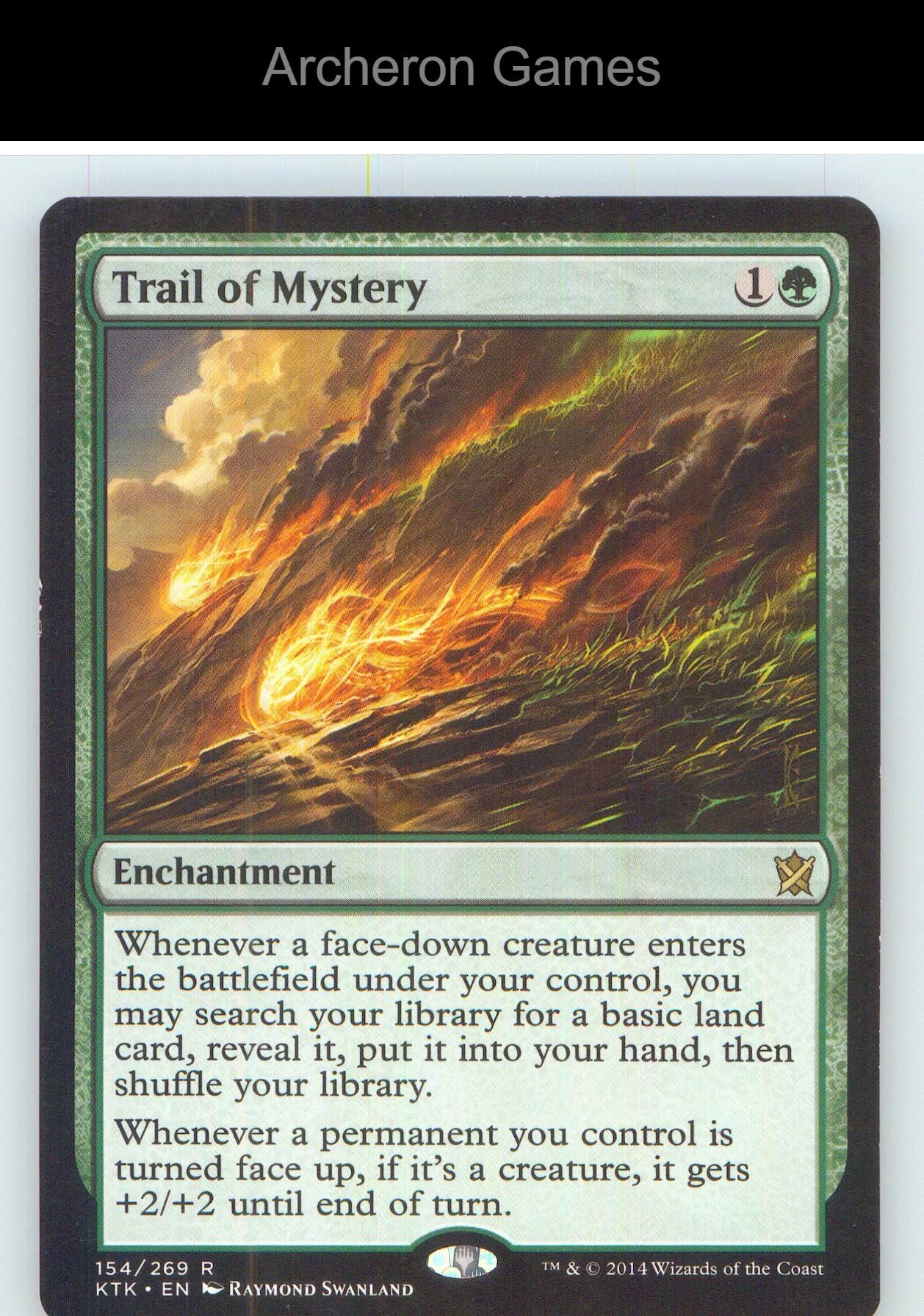 Trail of Mystery KTK 154 R MTG Card NM/EX+