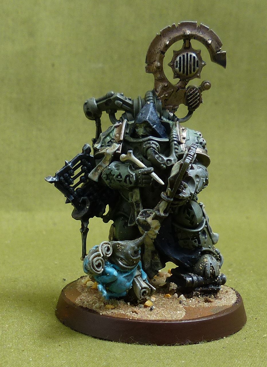Scribbus Wretch the Tallyman Painted - Death Guard - Warhammer 40K #3V7