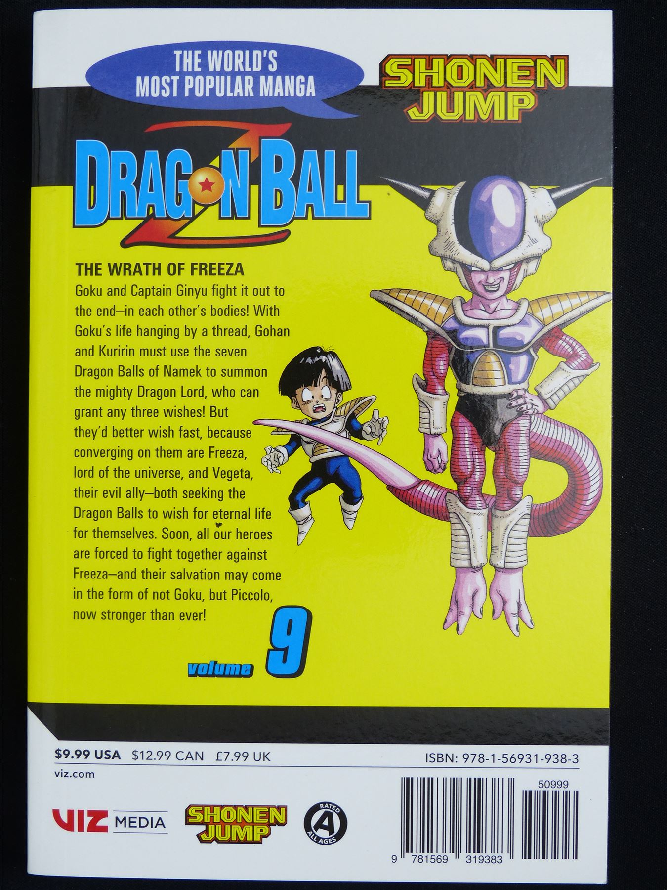 Dragon Ball Z volume 9 - Viz Manga #466